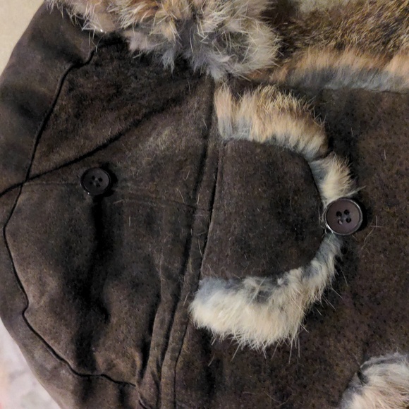 Norko Suede Rabbit Trim Trapper Cap - Picture 11 of 11